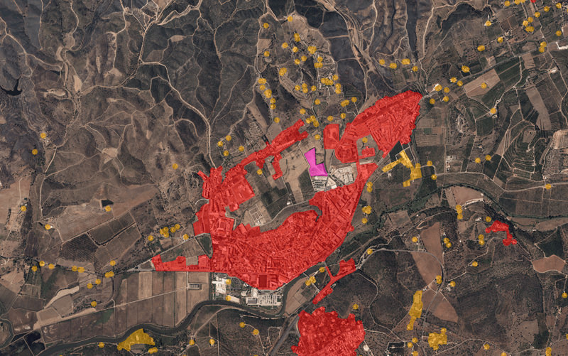 Carta de Áreas Edificadas 2018 — Silves